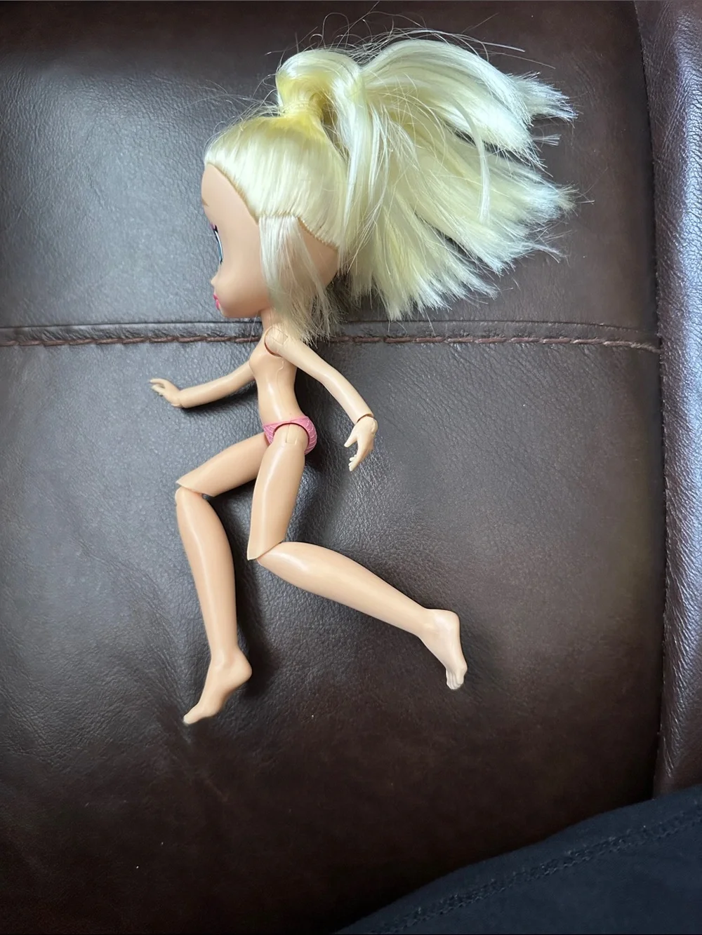 Boxy Girls Doll Willa Blonde Hair Blue Eyes Articulated 8” Figure No Clothes